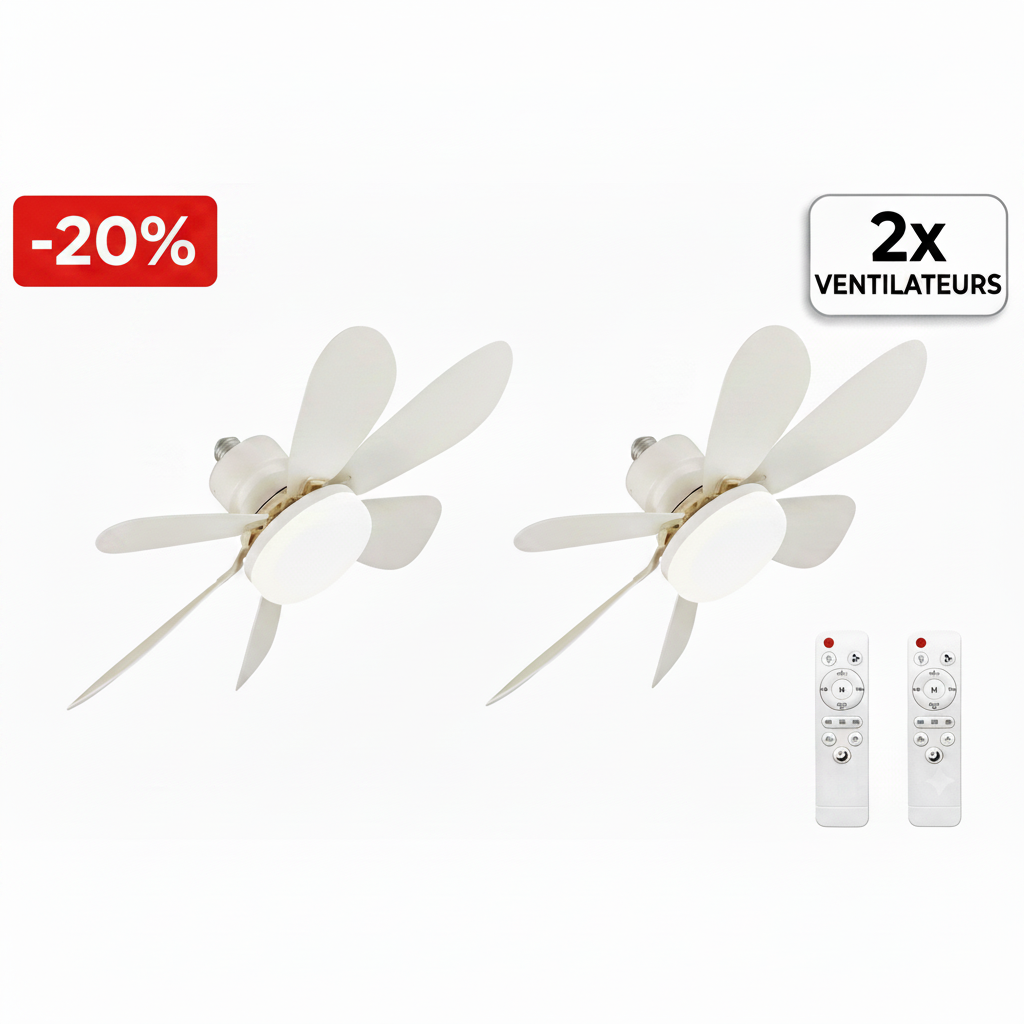 Ventilateur de plafond avec LED